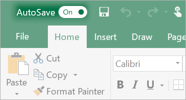 set up autosave in excel for mac